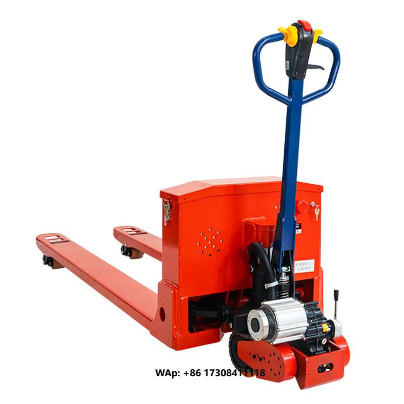 Electric Pallet Jack - Transpaleta Semieléctrica de 10 Toneladas, Transpaleta