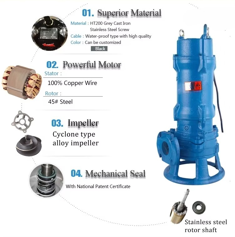 Amoladora sumergible de alta r - Submersible Pump Sewage reseña y precio